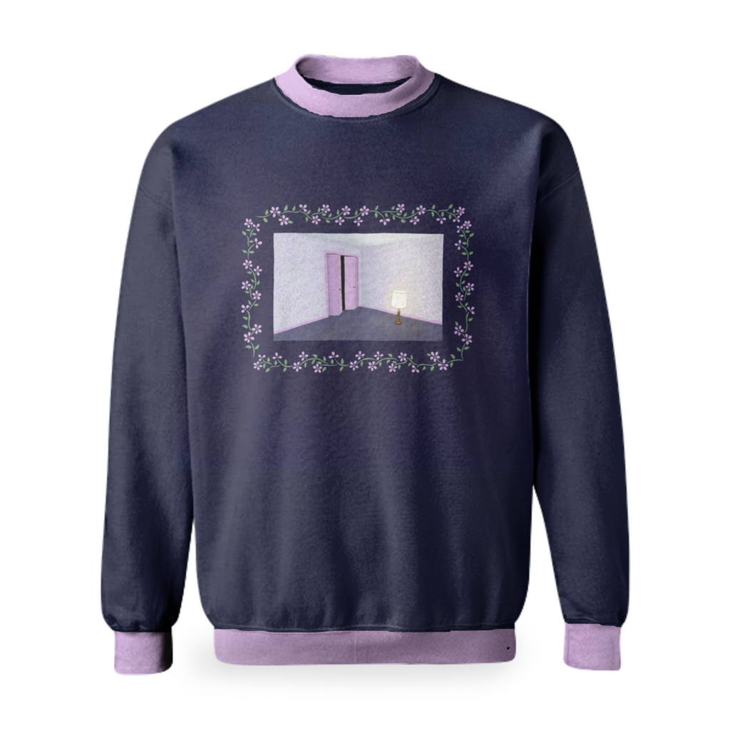 Purple room sweater