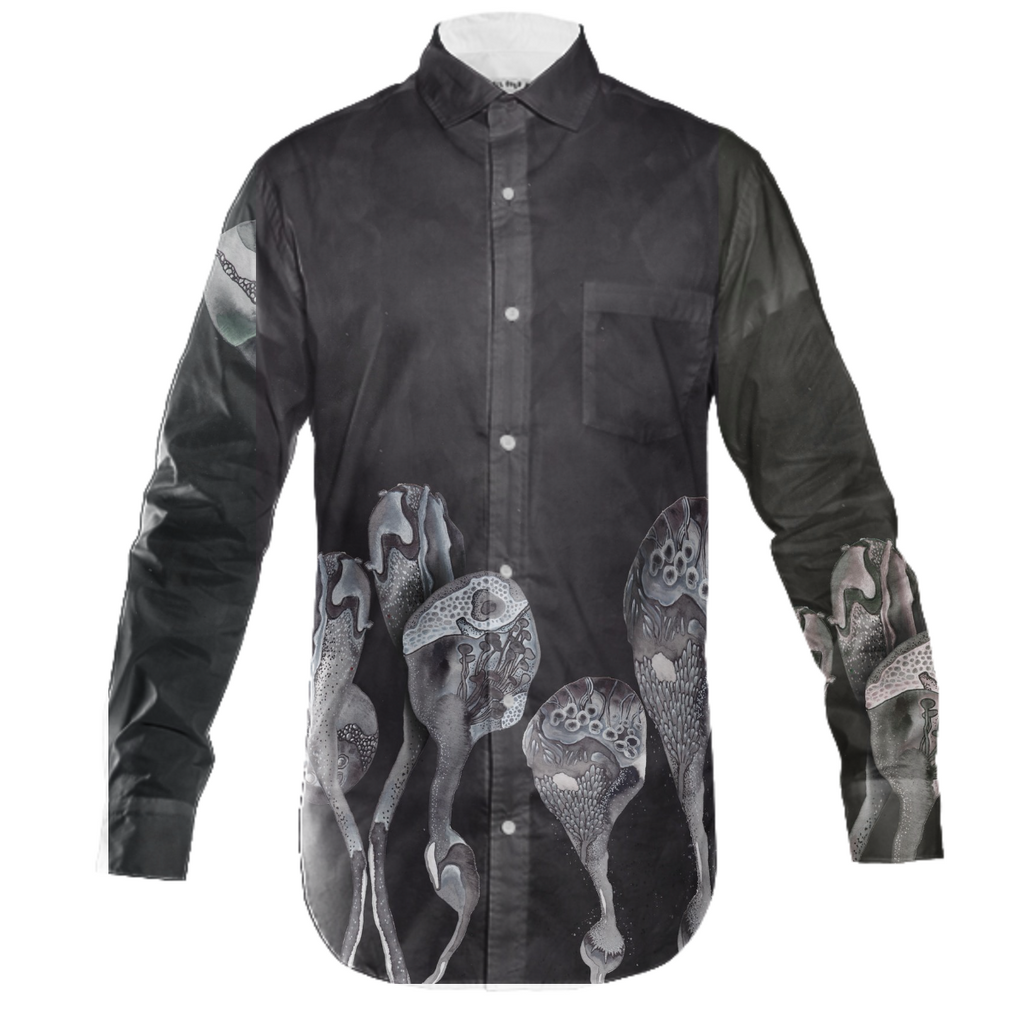 black and white mens shirt