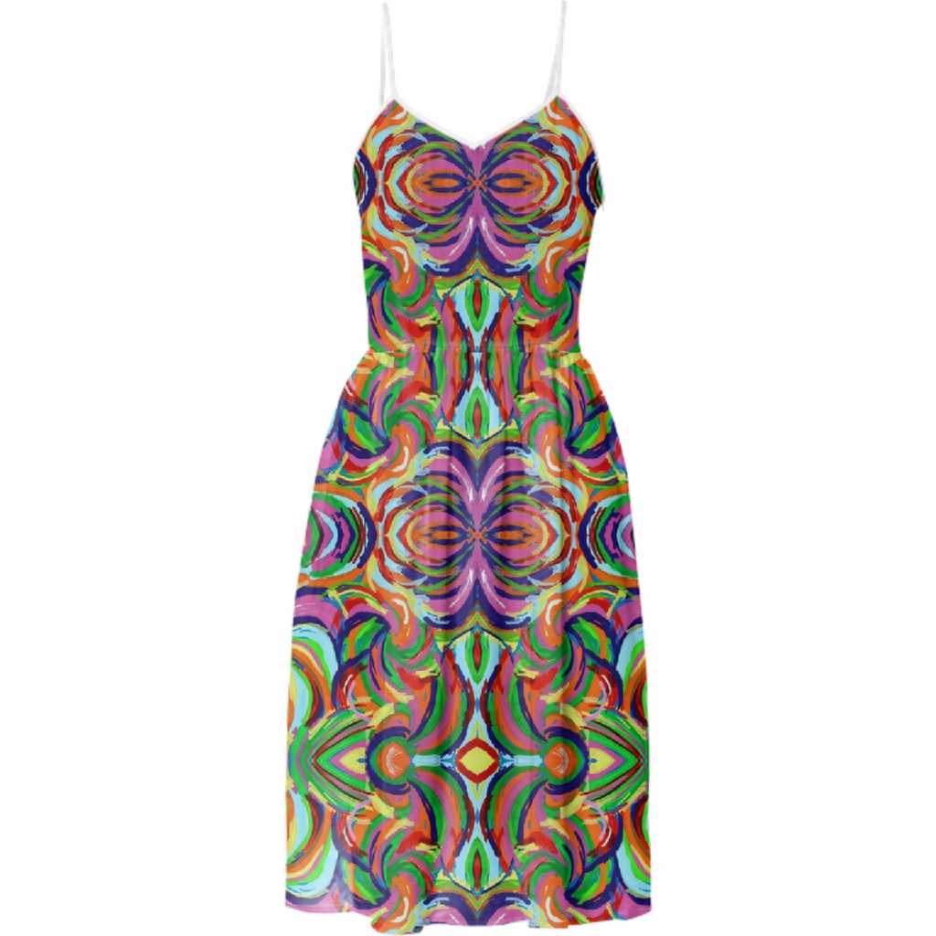 Galactic Jungle Summer Dress