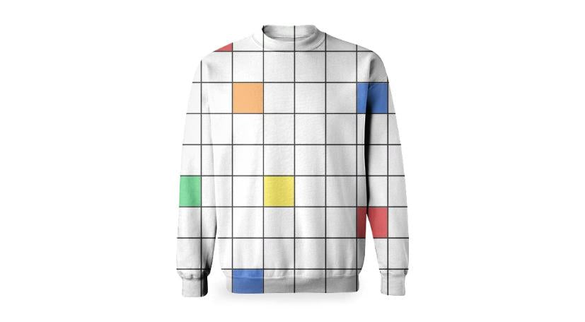 Rainbow Grid Sweatshirt