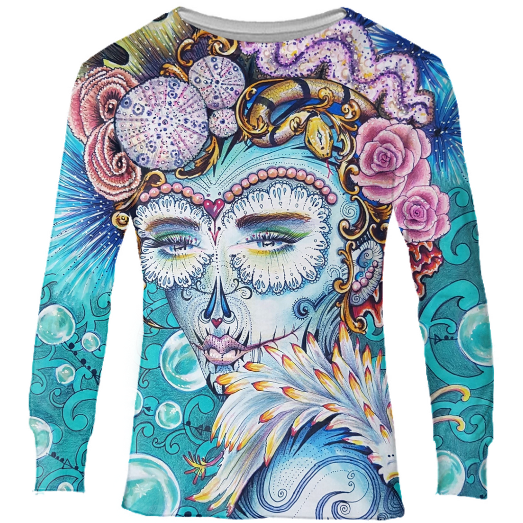 Day of the dead sea snake roses and pearls