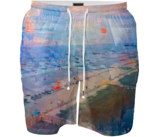 Beach Painting Men s Swim Shorts