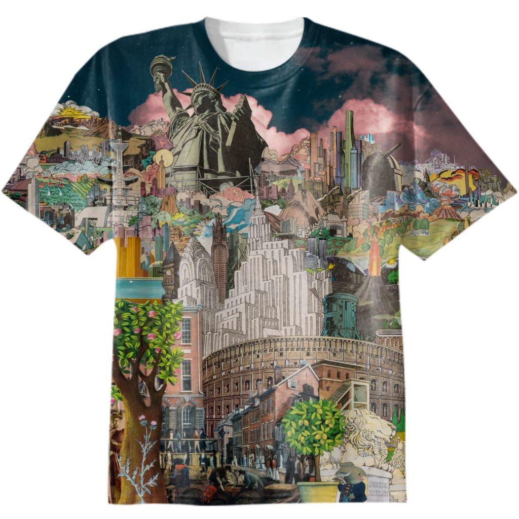 Night Time at Dreamtropolis (Cotton T-Shirt)