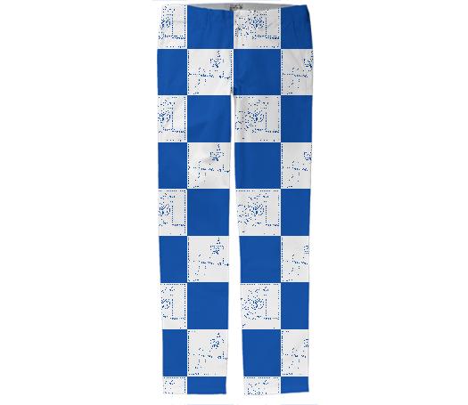 DARTS CHECKERBOARD PANTS