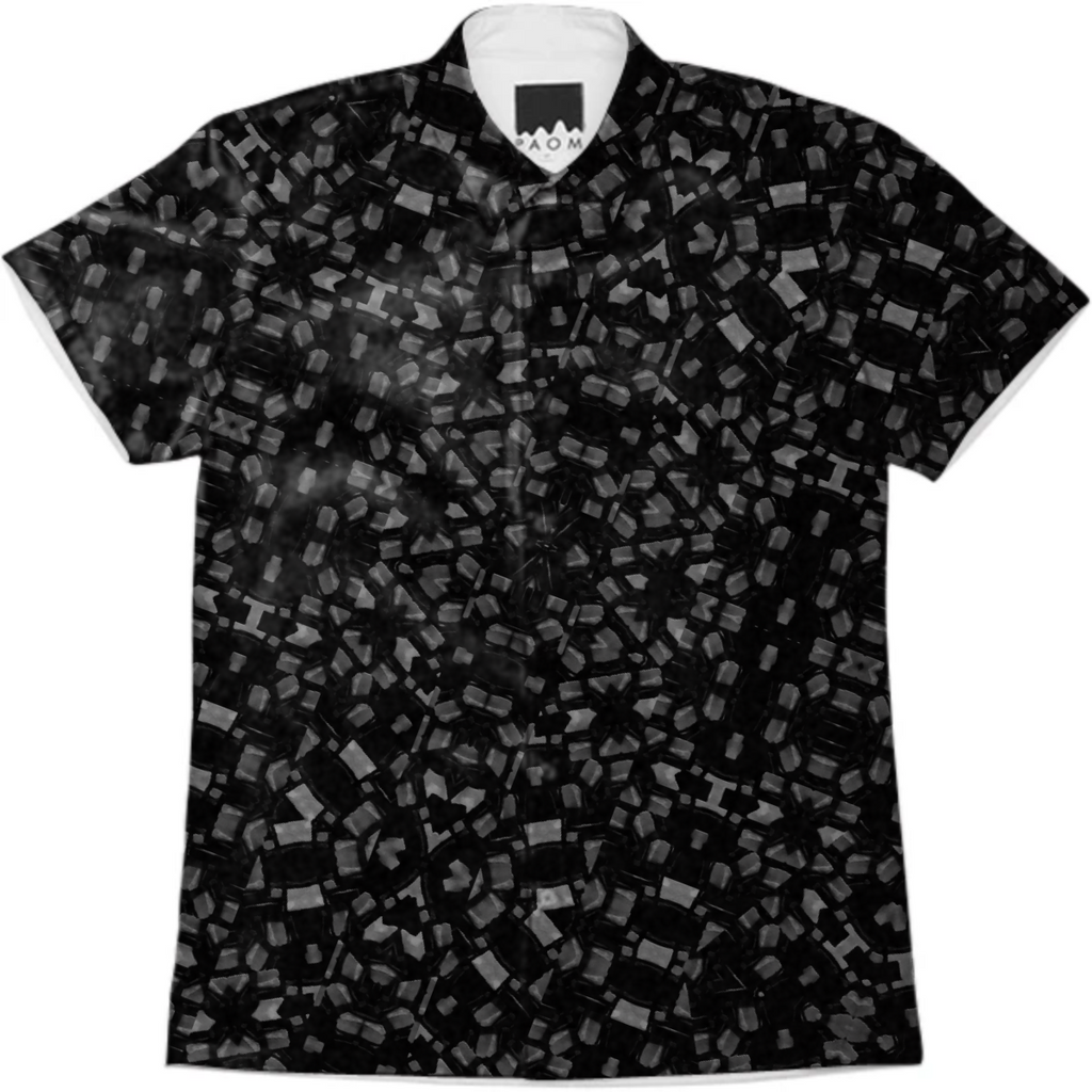 Black and White Tech Pattern