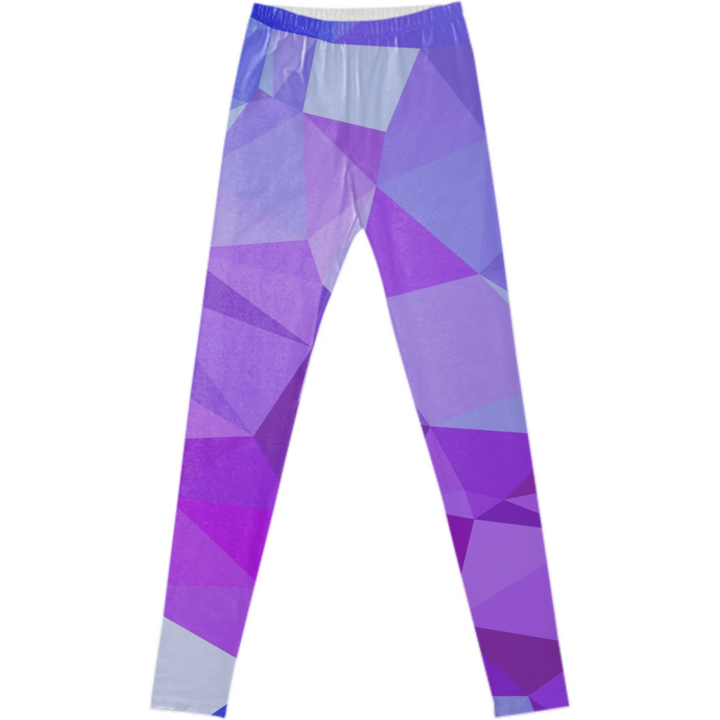 polygonal purple and blue