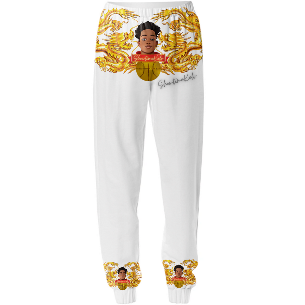 SHOWTIME KELV WHT LOGO SIGNATURE SWEATPANTS