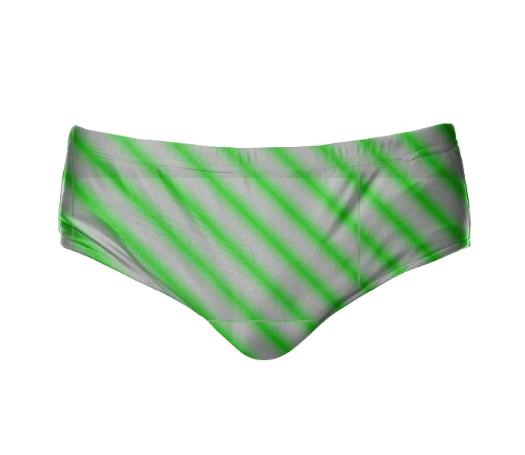 Green Stripe Speedo