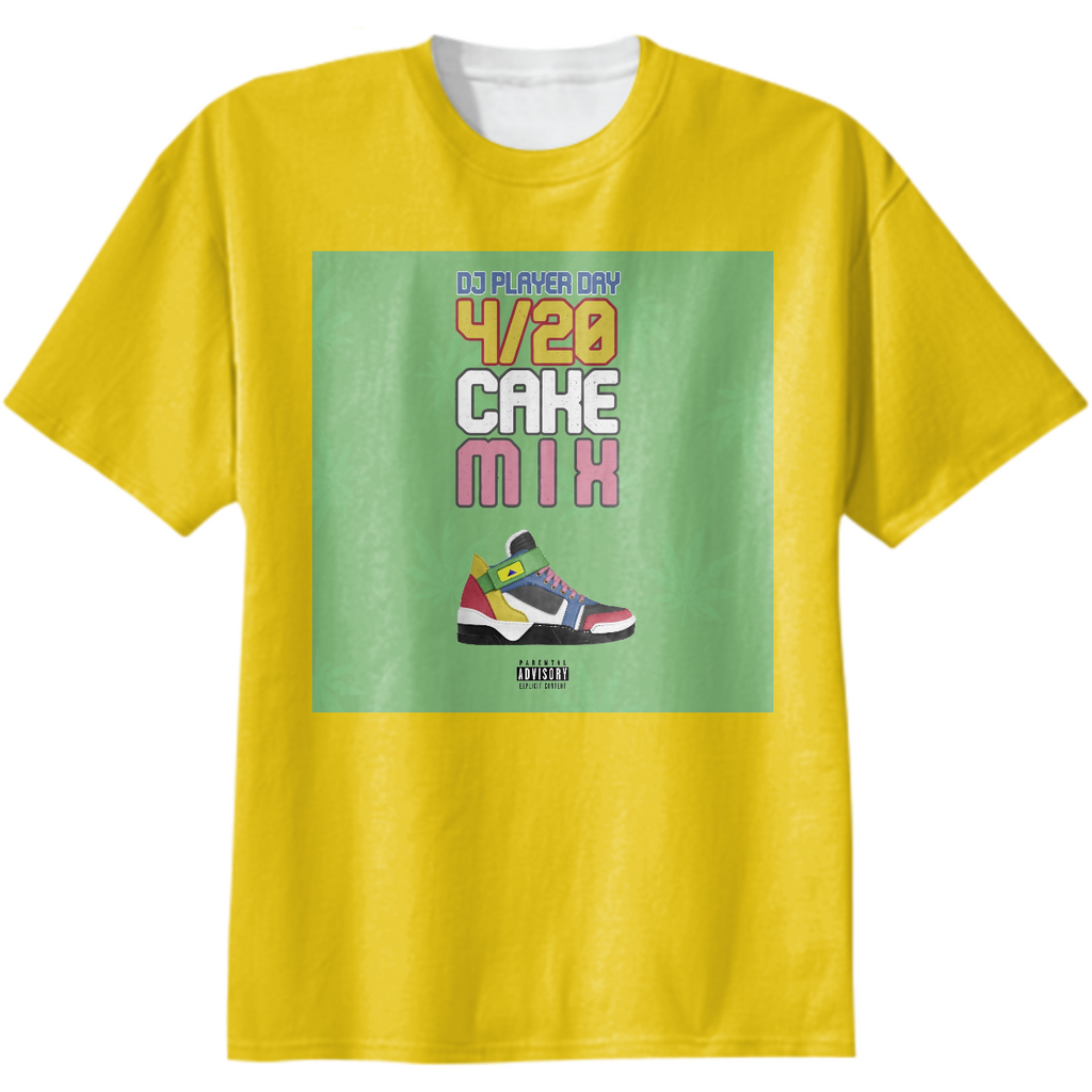 DJ Player Day 420 Cake Mix covr tee