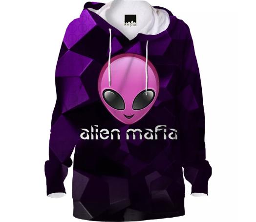 Pink Alien Mafia Hoodie