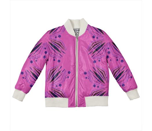 Kids bomber pink