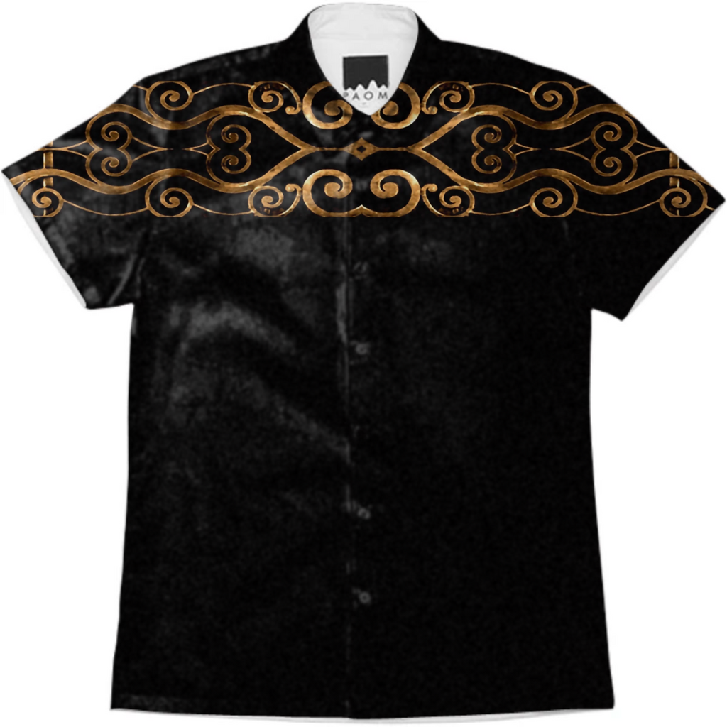 Luxury Ornate Minimal Style Dark Print