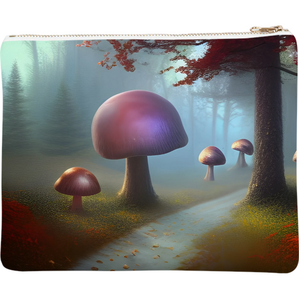 Enchanted Mushrooms Neoprene Clutch