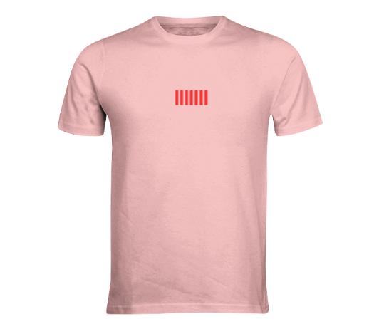 Seven Striped Tee Pink