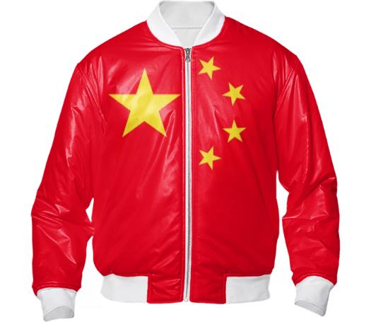 China Flag Bomber Jacket