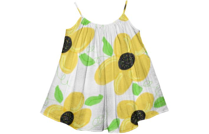 Infant Yellow Flowered Sundress