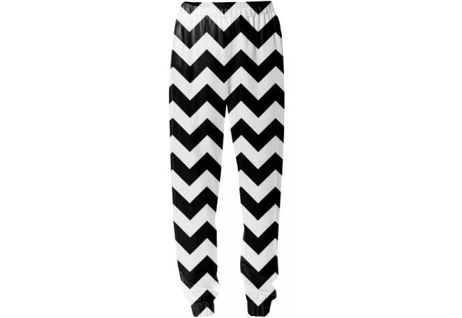 Black and White Chevron