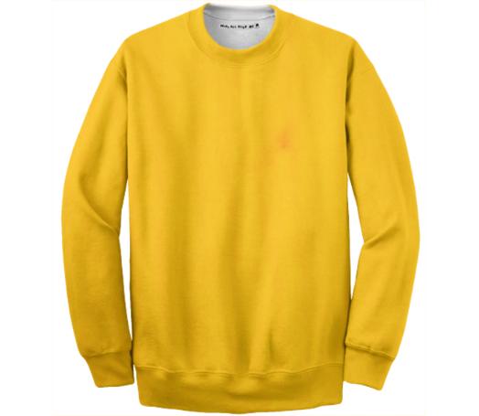 Yellow Paint Wash Sweatshirt