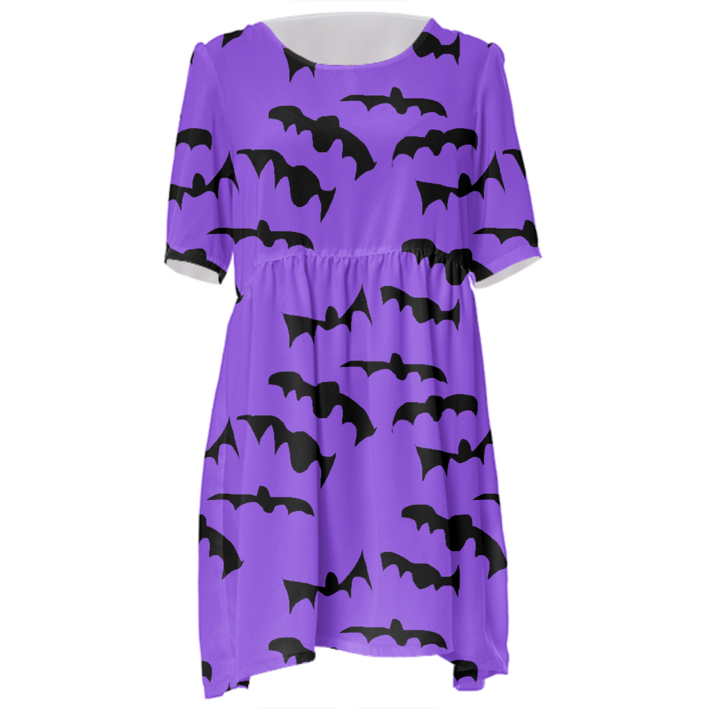 Bats Babydoll Dress