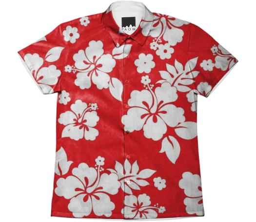 Red Hawaiian Shirt