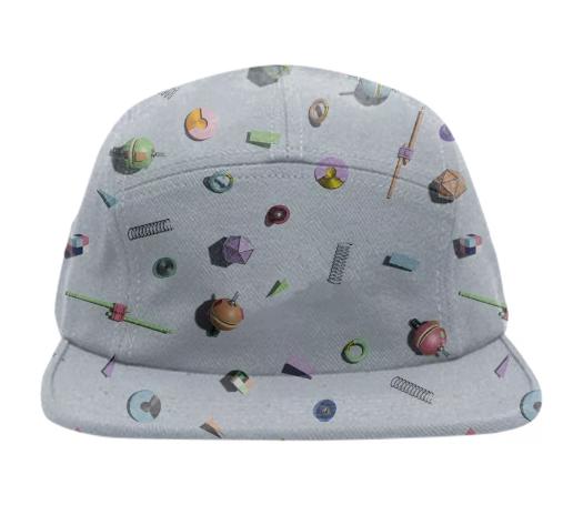Cacophony Pattern Print Hat by Cameron C Rogers