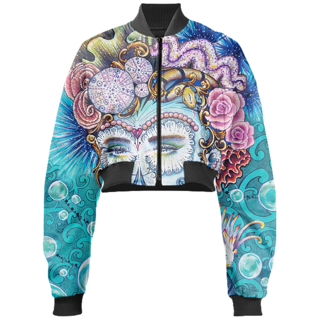 Day of the dead sea snake roses and pearls