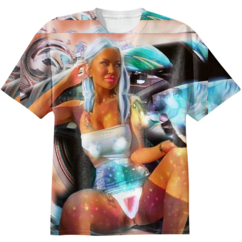 Miss Sex Shop On The Moon T Shirt