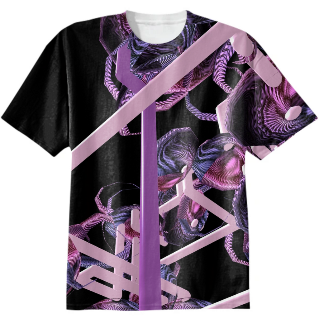 Weird Alien Flower Generative Art T-Shirt