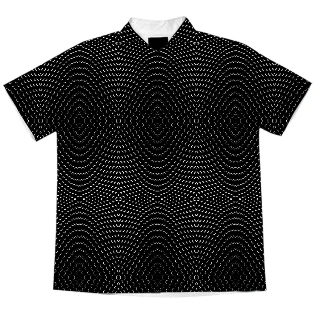 Black and White Kinetic Design Pattern