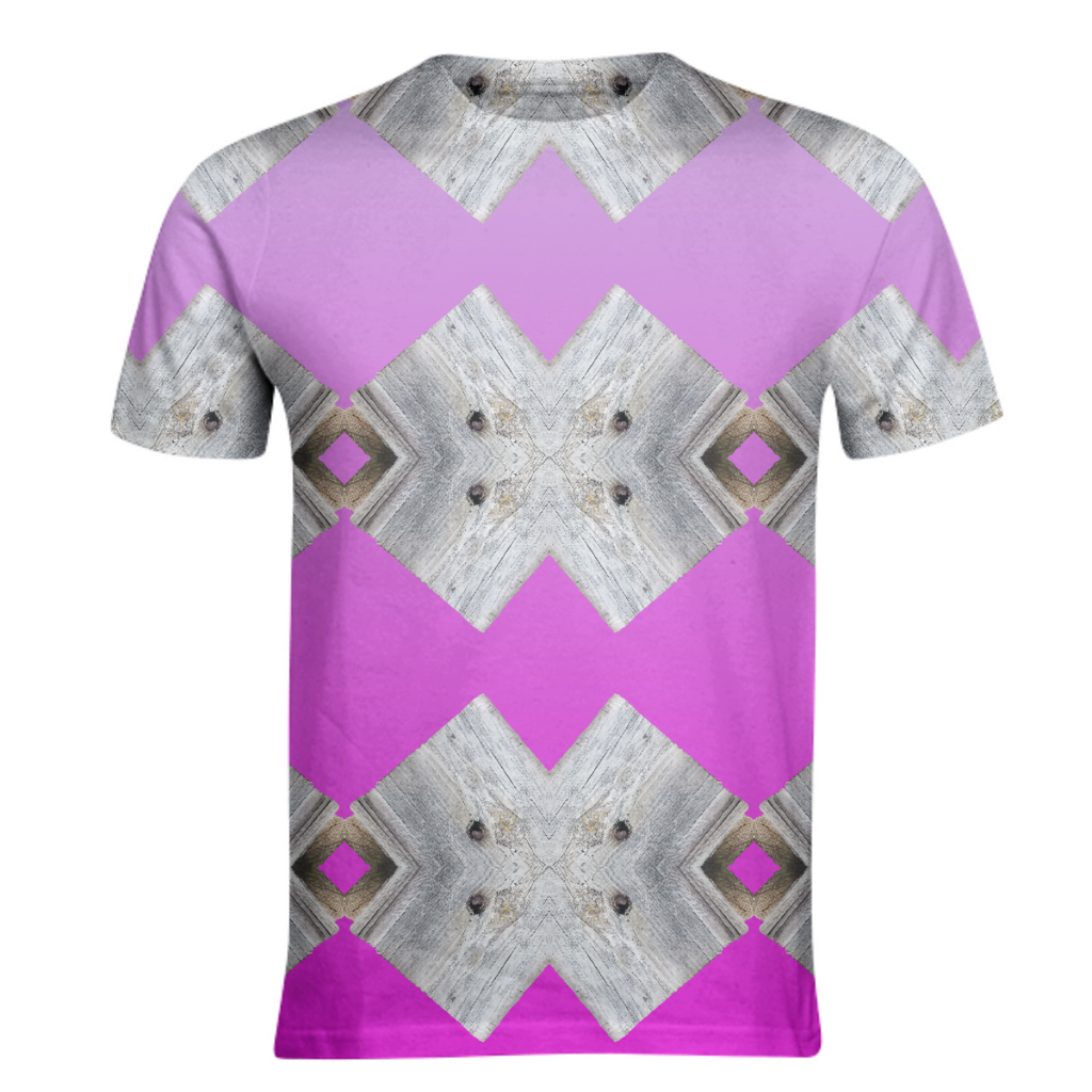 Pink Gray Brown Geometric