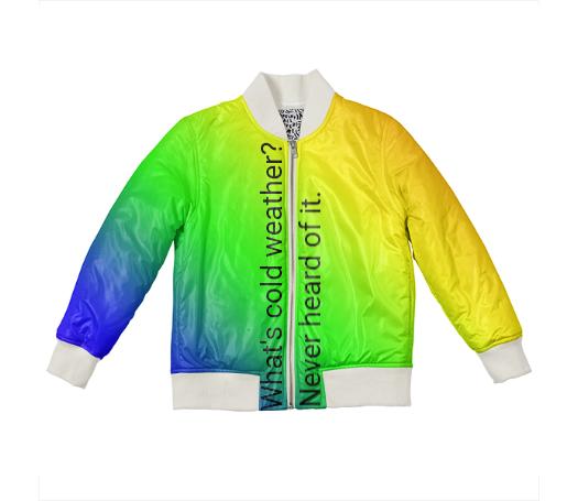 Rainbow Kid s Bomber Jacket