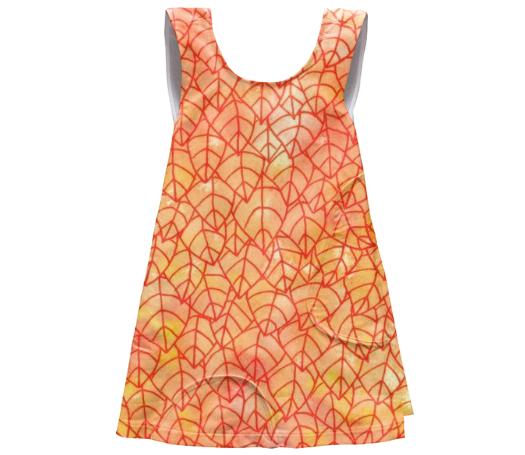 Autumn foliage SSWTR Kids Apron Dress