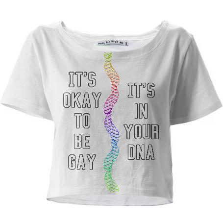 It s Okay to be Gay Crop Top