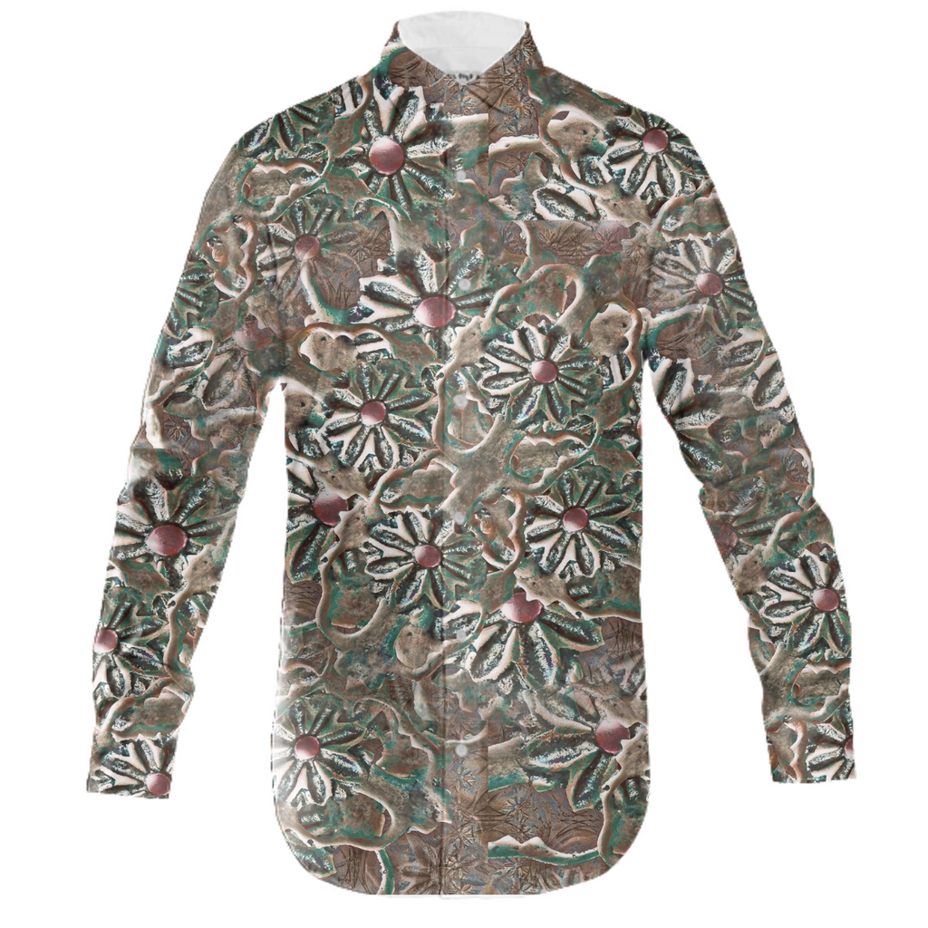 Modern Floral Collage Pattern Design