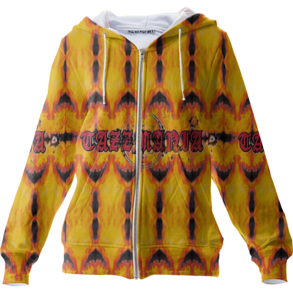 Tazzmania zip hoodie