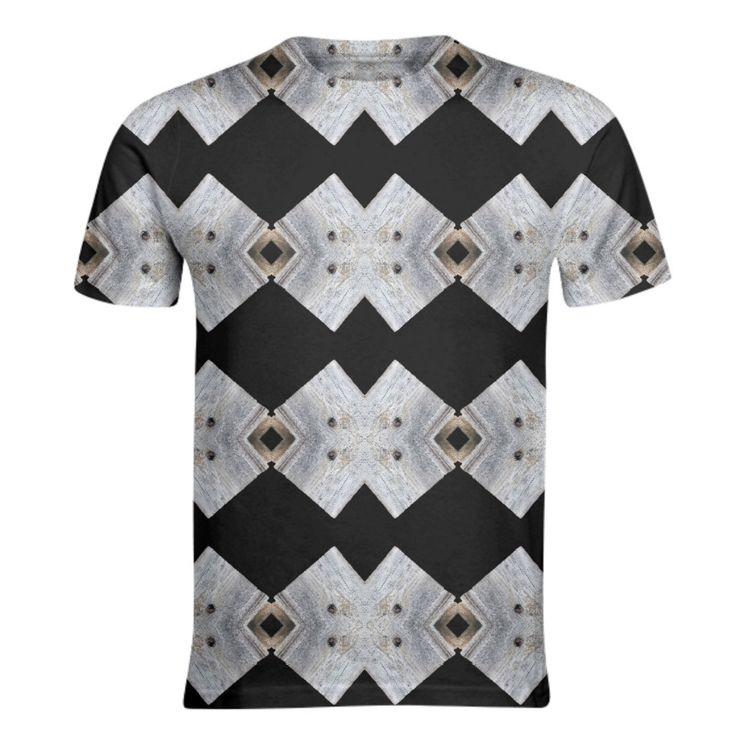 Black Gray Brown Geometric