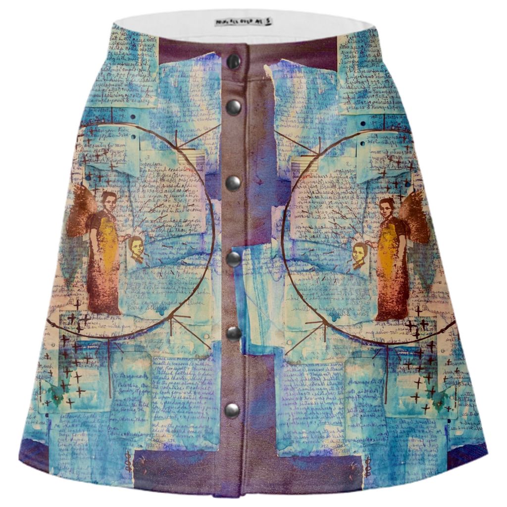 Blue angel skirt