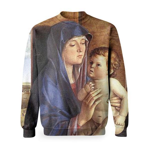 Madonna With Child Basic Sweatshirt