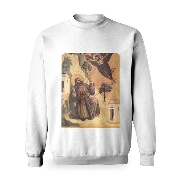Stigmatization Of St Francis Louvre Basic Sweatshirt