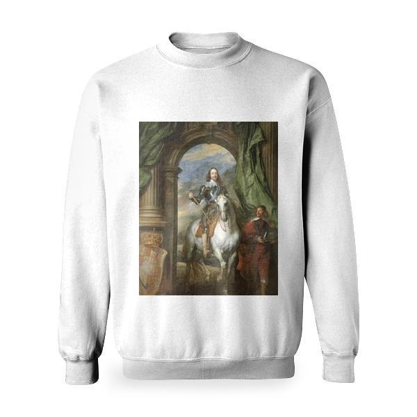 Charles I With M De St Antoine Basic Sweatshirt