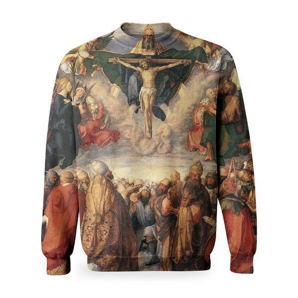 Adoration Of The Trinity Basic Sweatshirt