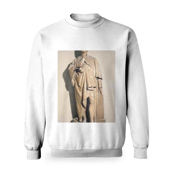 Model Of Statue Of Joshua Reynolds Basic Sweatshirt