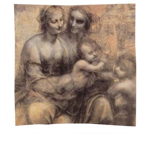 The Virgin And Child With Saint Anne And Saint John The Baptist Scarf