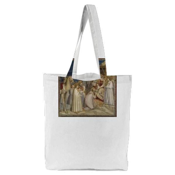Birth Of Jesus Tote Bag