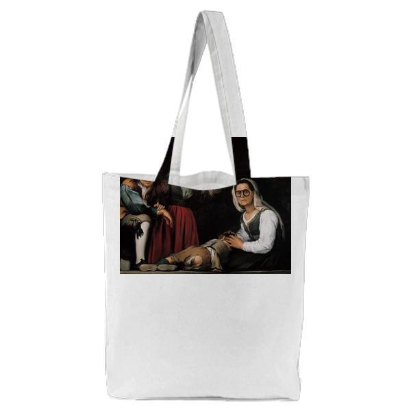 Four Figures On A Step Tote Bag