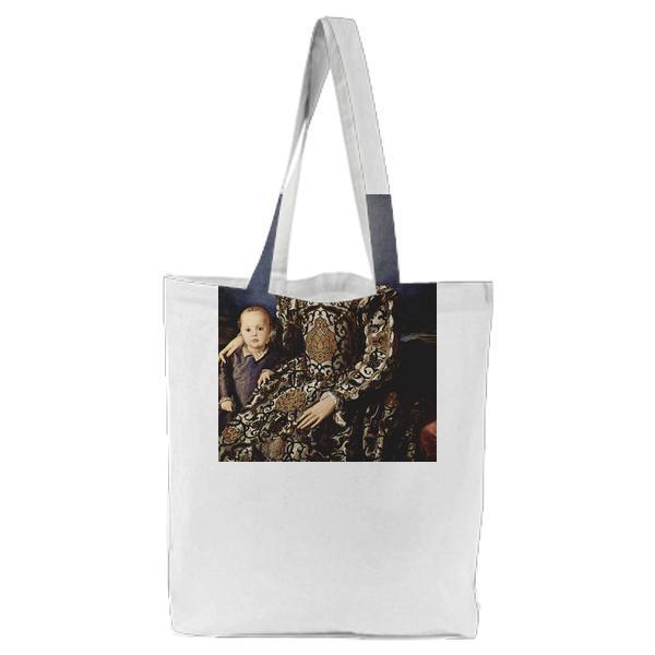 Eleonora Of Toledo With Her Son Giovanni De Medici Tote Bag
