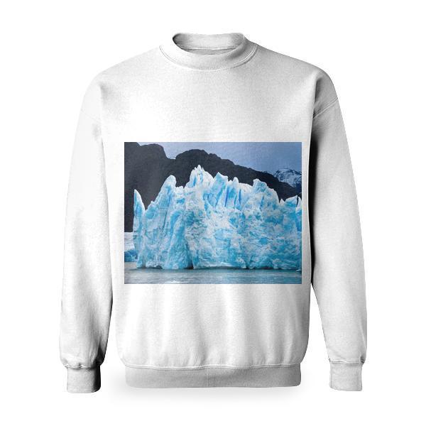 Ice Burg Floating On Water During Daytime Basic Sweatshirt