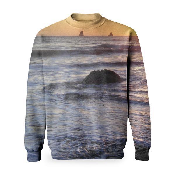 Ocean View During Sunset Basic Sweatshirt