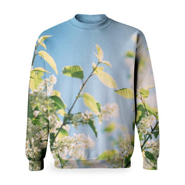 Nature Flowers Branches Plant Basic Sweatshirt