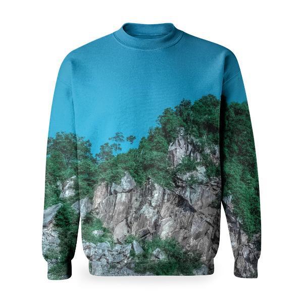 Landscape Nature Sky Mountain Basic Sweatshirt